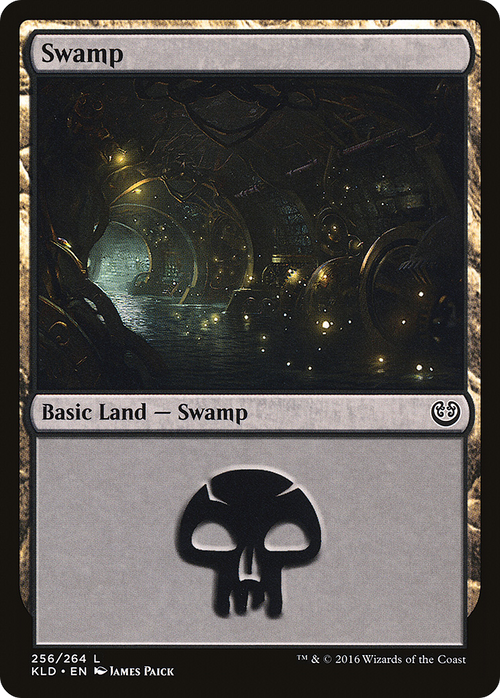 Swamp (256) (KLD-256) - Kaladesh Foil