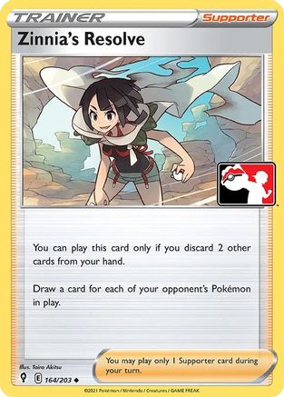 Zinnia's Resolve/203  - Holofoil Prize Pack Series Cards - Uncommon