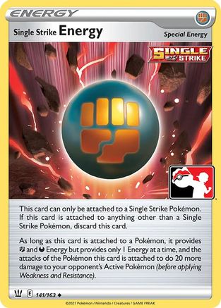 Single Strike Energy/163  Prize Pack Series Cards - Uncommon