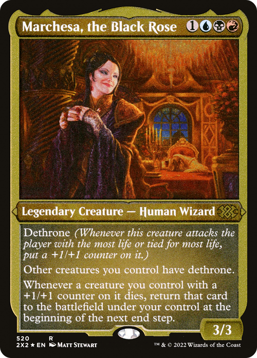 Marchesa, the Black Rose (Foil Etched) (2X2-520) - Double Masters 2022 Foil