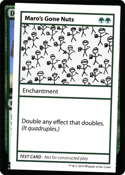Maro's Gone Nuts (No PW Symbol) (CMB1-081) - Mystery Booster Playtest Cards 2021