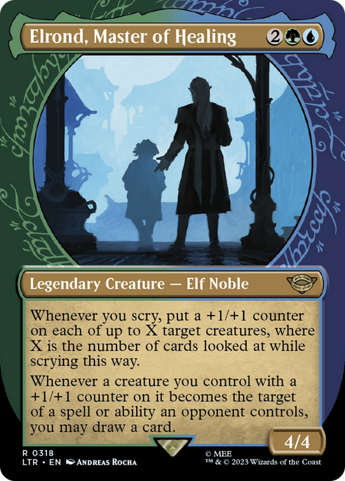 Elrond, Master of Healing (Showcase) (LTR-318) - The Lord of the Rings: Tales of Middle-earth: (Showcase) (Borderless)