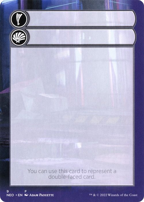 Double-Faced Substitute Card (SNEO-009) - Kamigawa: Neon Dynasty Substitute Cards (Borderless)