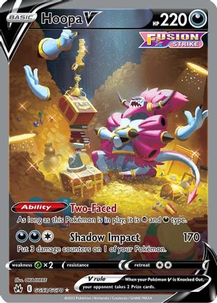 Hoopa V GG53  - Holofoil SWSH Crown Zenith Galarian Gallery - Ultra Rare