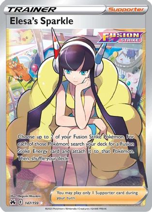 Elesa's Sparkle (Full Art) 147  - Holofoil SWSH Crown Zenith - Ultra Rare