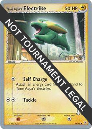 Team Aqua's Electrike - 2004 (Chris Fulop) 027/95  World Championship Decks - Uncommon