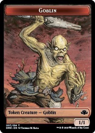 Goblin // Sheep Double-Sided Token (DMR-7 // 12) - Dominaria Remastered Foil