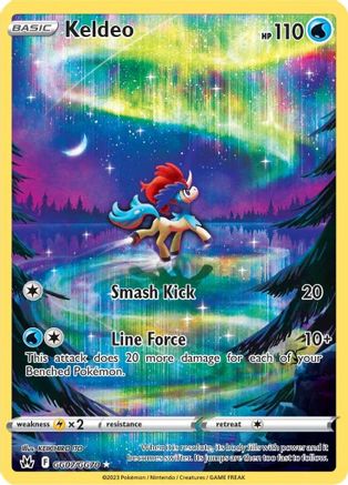 Keldeo GG07  - Holofoil SWSH Crown Zenith Galarian Gallery - Ultra Rare