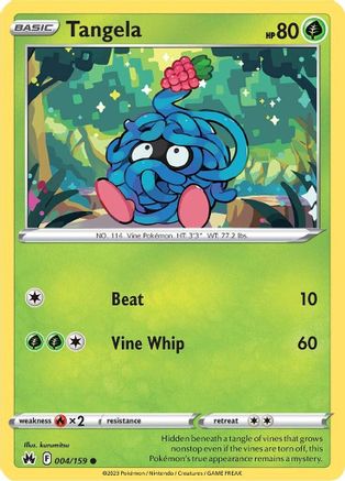 Tangela 004  SWSH Crown Zenith - Common