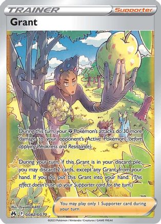 Grant GG62  - Holofoil SWSH Crown Zenith Galarian Gallery - Ultra Rare