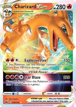 Charizard VSTAR 019  - Holofoil SWSH Crown Zenith - Ultra Rare