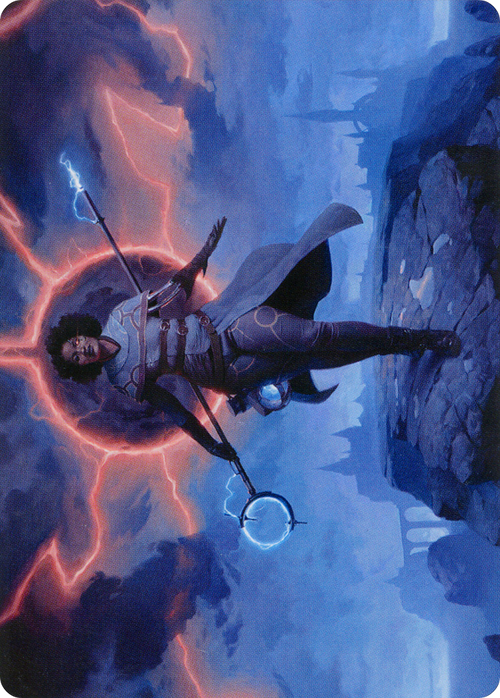 Rona, Herald of Invasion // Rona, Herald of Invasion (AMOM-016) - March of the Machine Art Series (Borderless) Foil