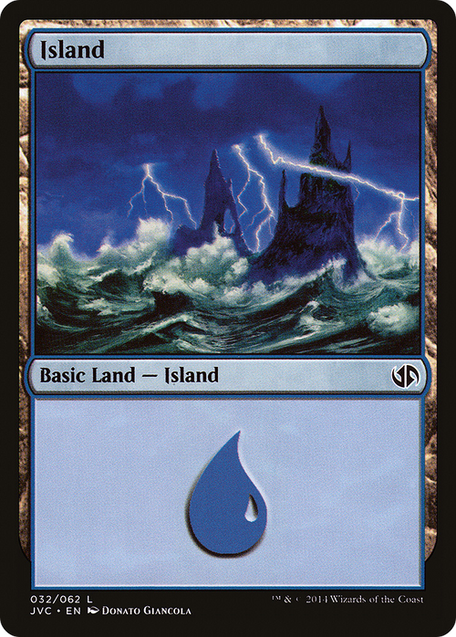 Island (32) (Jace vs. Chandra) (DD3-032) - Duel Decks Anthology: Jace vs. Chandra