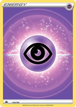 Psychic Energy (Texture Full Art) 156  - Holofoil SWSH Crown Zenith - Ultra Rare