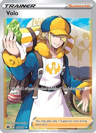 Volo (Full Art) 151  - Holofoil SWSH Crown Zenith - Ultra Rare