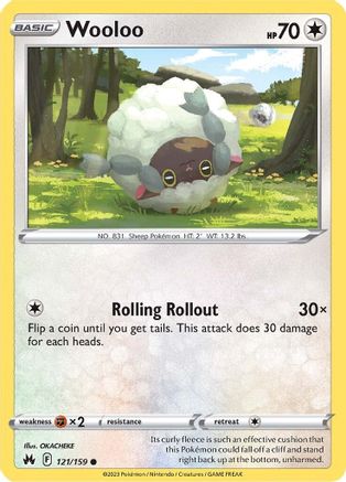 Wooloo 121  SWSH Crown Zenith - Common