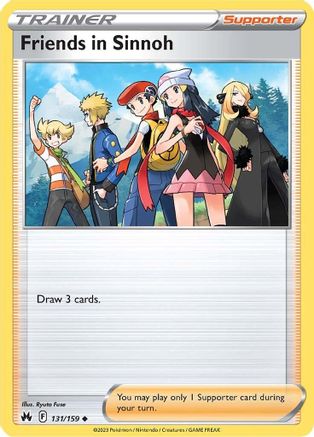Friends in Sinnoh 131  - Reverse Holofoil SWSH Crown Zenith - Uncommon