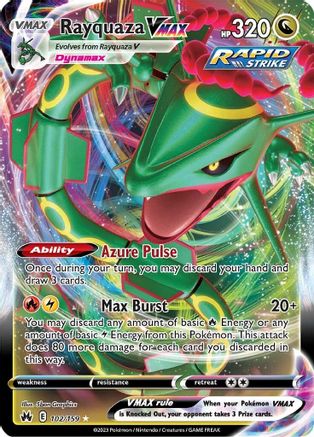 Rayquaza VMAX (102) (102) 102  - Holofoil SWSH Crown Zenith - Ultra Rare