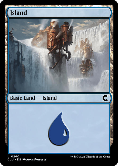 Island (0260) (CLU-260) - Ravnica: Clue Edition