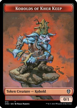 Kobolds of Kher Keep // Dragon Double-sided Token (ONC-) - Commander: Phyrexia: All Will Be One