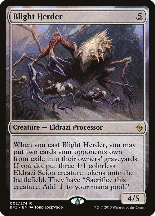 Blight Herder (BFZ-002) - Battle for Zendikar Foil