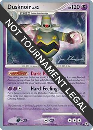 Dusknoir (Jason Klaczynski) 002  World Championship Decks - Holo Rare