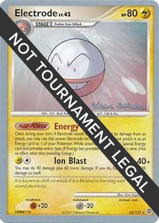 Electrode - 2008 (Tristan Robinson) 026  World Championship Decks - Rare