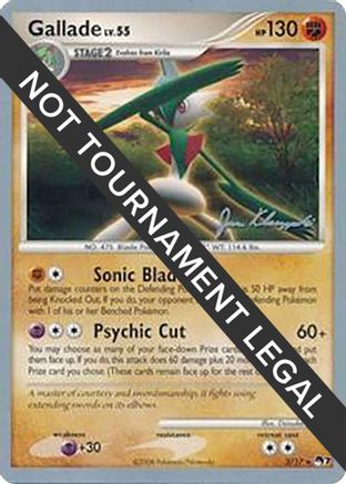 Gallade (Jason Klaczynski) 002  World Championship Decks - Rare