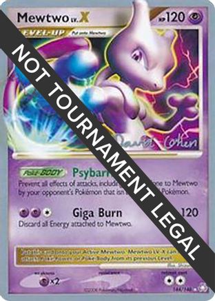 Mewtwo LV.X - 2009 (David Cohen) 144/146  World Championship Decks - Rare