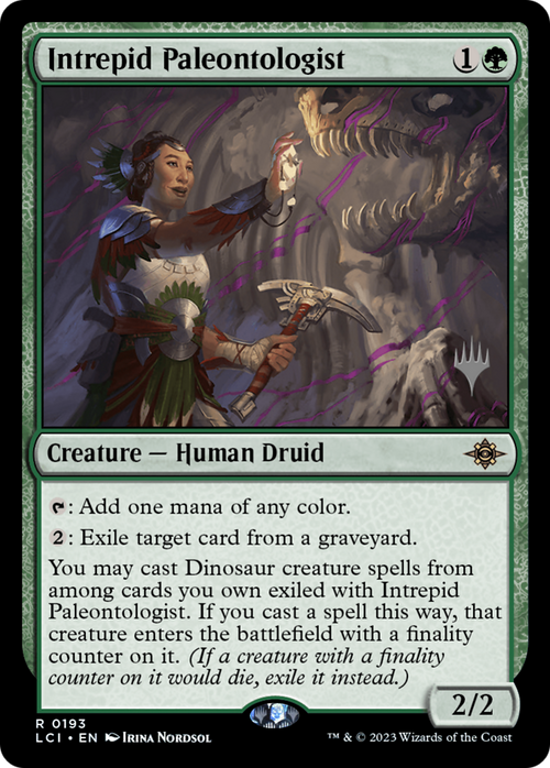 Intrepid Paleontologist (PPLCI-193) - The Lost Caverns of Ixalan Promos Foil