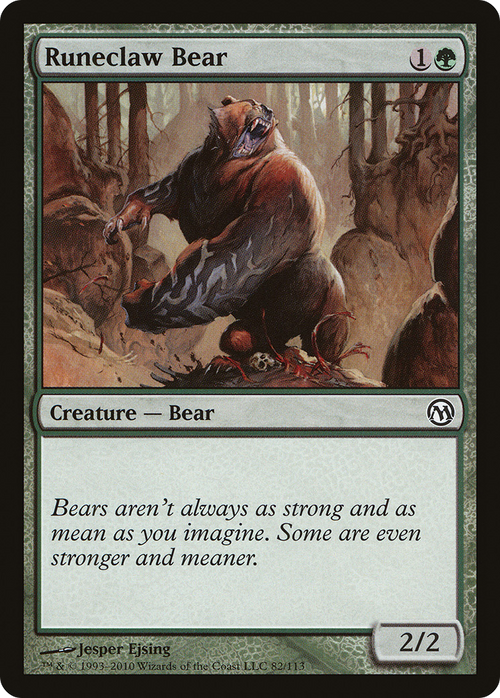 Runeclaw Bear (DPA-082) - Duels of the Planeswalkers