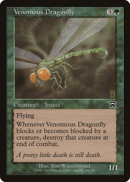 Venomous Dragonfly (MMQ-282) - Mercadian Masques Foil