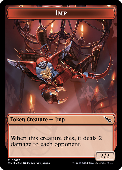 Imp (TMKM-007) - Murders at Karlov Manor Tokens Foil