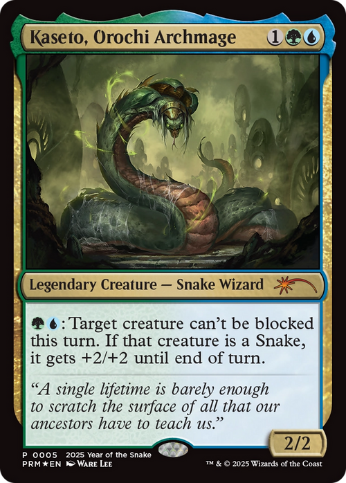 Kaseto, Orochi Archmage (SSP-005) - Standard Showdown Promos Foil