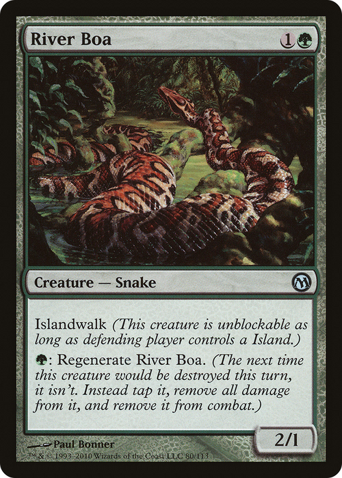 River Boa (DPA-080) - Duels of the Planeswalkers