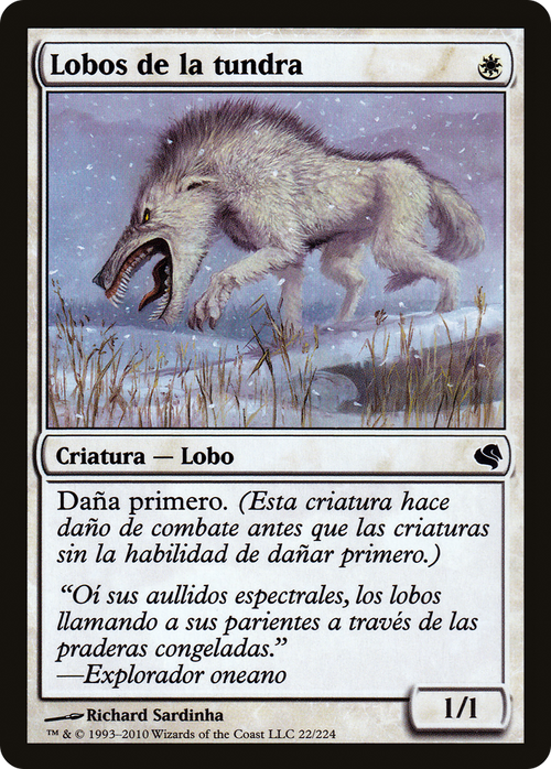 Tundra Wolves (Spanish) - "Lobos de la tundra" (PS11-022) - Salvat 2011