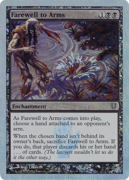 Farewell to Arms (Alternate Foil) (UNH-56★) - Unhinged Foil