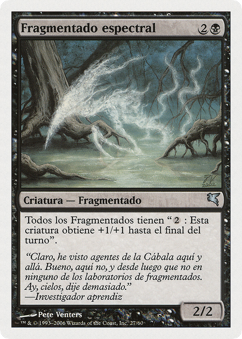 Spectral Sliver (Spanish) - "Fragmentado espectral" (PSAL-D27) - Salvat 2005