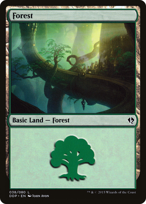 Forest (038) (DDP-038) - Duel Decks: Zendikar vs. Eldrazi