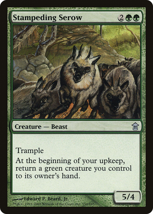 Stampeding Serow (SOK-150) - Saviors of Kamigawa