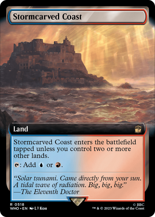 Stormcarved Coast (Extended Art) (WHO-518) - Doctor Who: (Extended Art)