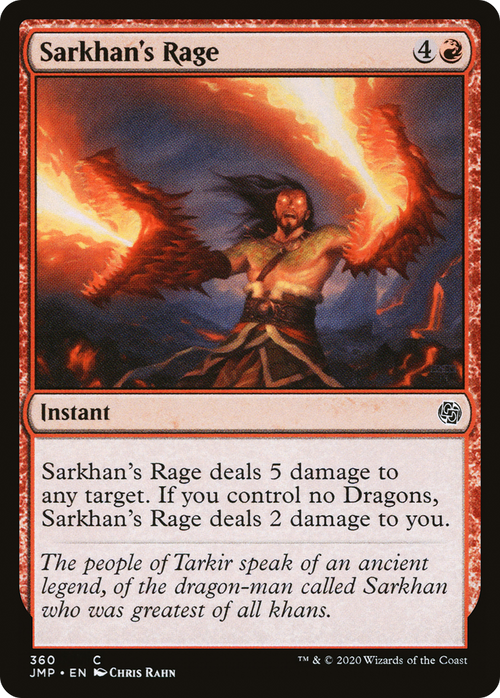 Sarkhan's Rage (JMP-360) - Jumpstart