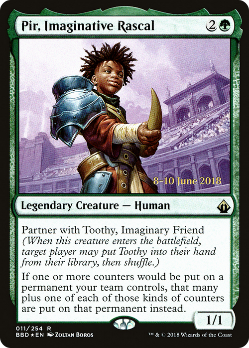Pir, Imaginative Rascal (LARP-11S) - Battlebond Promos Foil