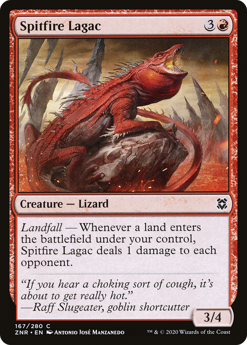 Spitfire Lagac (ZNR-167) - Zendikar Rising