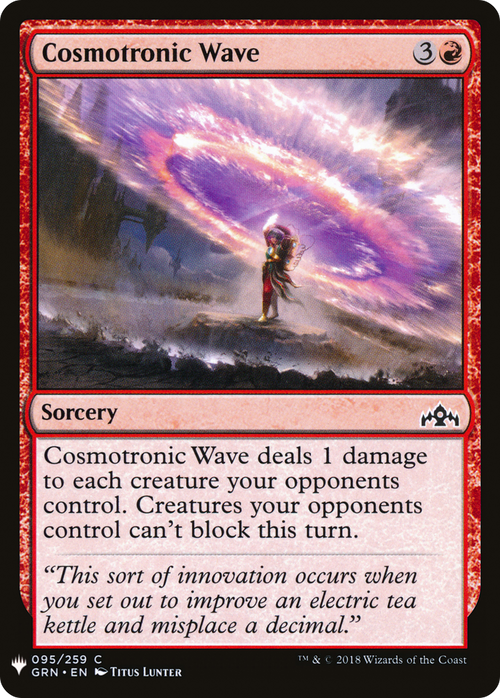 Cosmotronic Wave (LIST-GRN-95) - The List