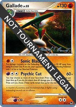 Gallade (Michael Pramawat) 002  World Championship Decks - Rare