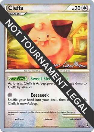 Cleffa - 2011 (Ross Cawthon) 024  World Championship Decks - Rare