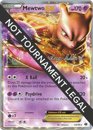 Mewtwo EX - 2012 (Zachary Bokhari) 054/99  World Championship Decks - Ultra Rare
