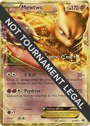 Mewtwo EX - 2012 (Igor Costa) 054/99  World Championship Decks - Ultra Rare