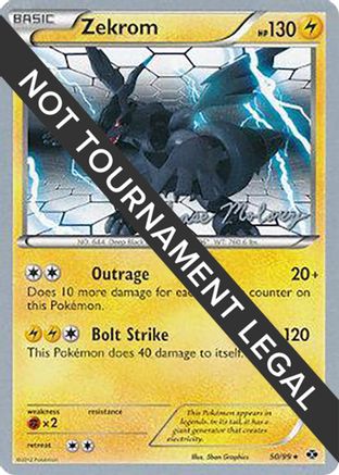 Zekrom - 2012 (Chase Moloney) 050/99  World Championship Decks - Rare